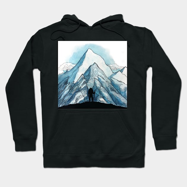 The Pilgrim's Ladder Hoodie by Ciarabarsotti